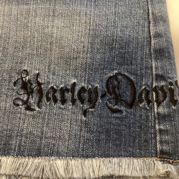 Harley-Davidson Denim Skirt size 12 - Picture 4 of 12